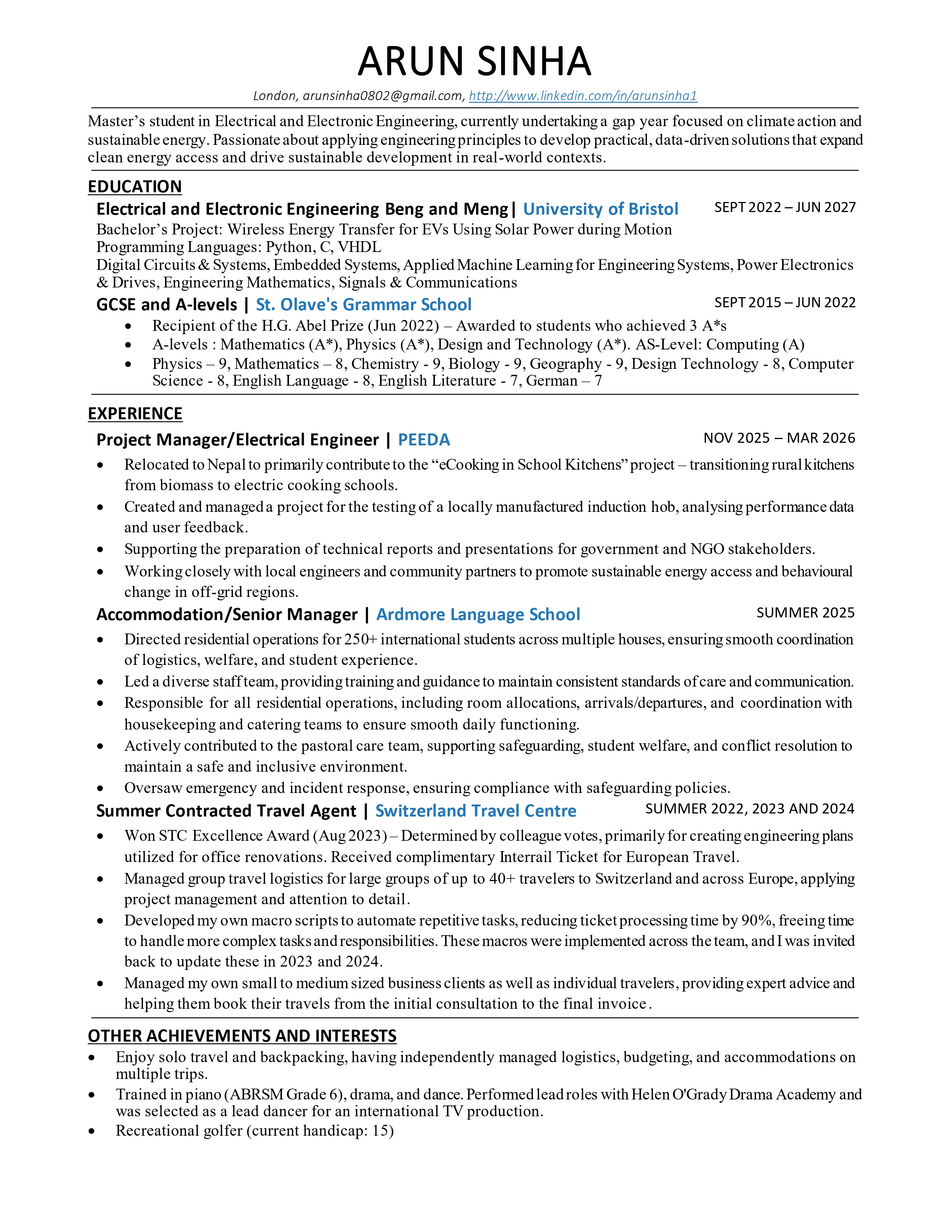 CV preview